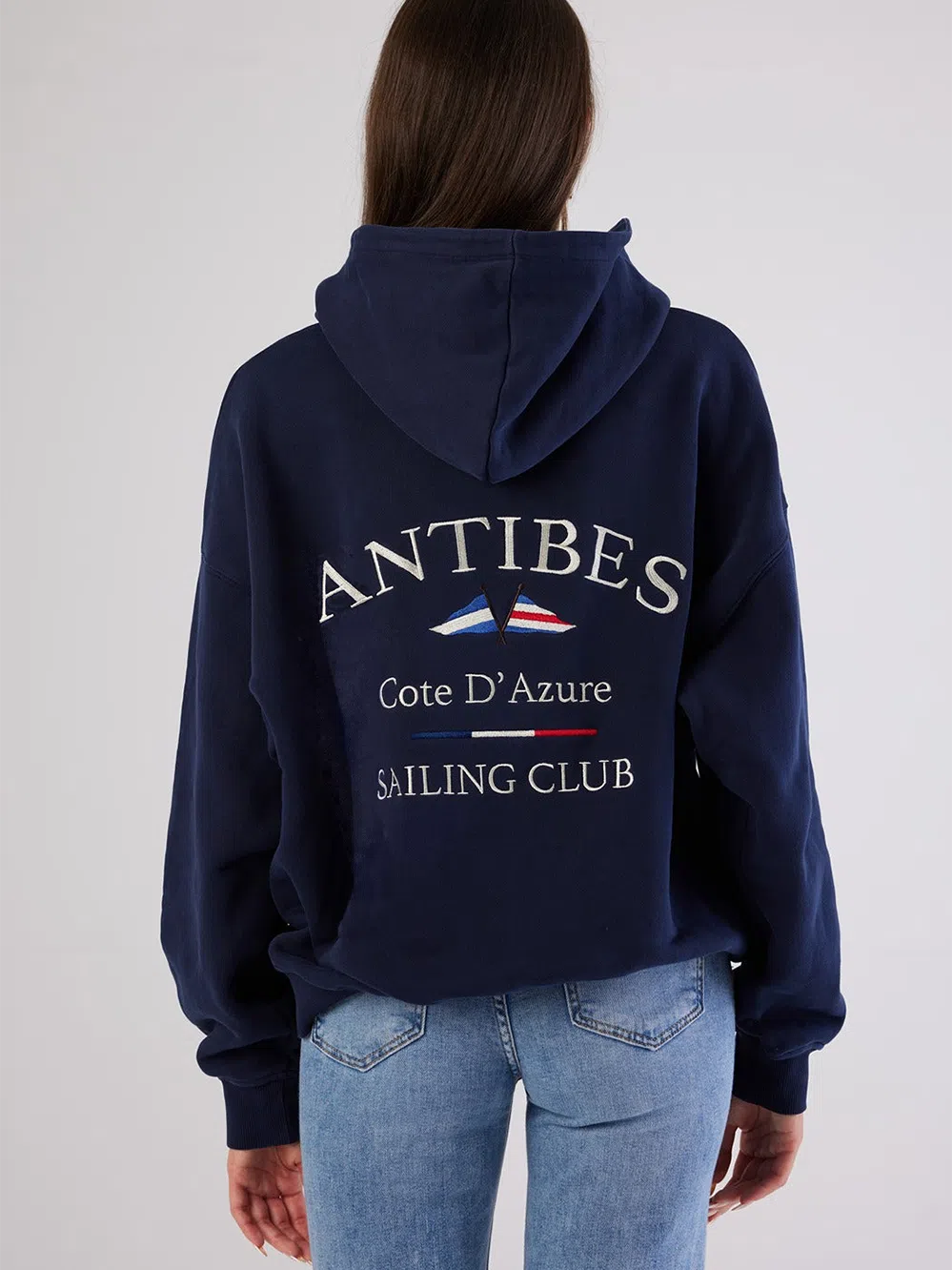 Antibes Heavyweight Hoodie Navy