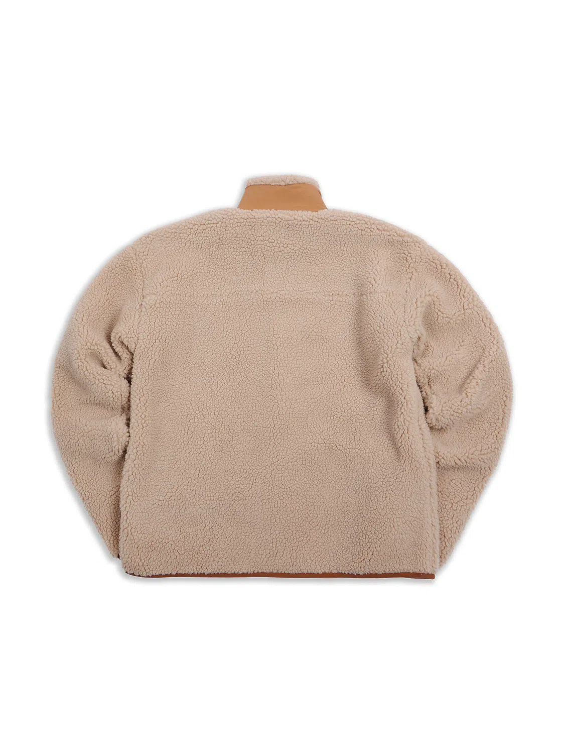 Sherpa Full Zip Fleece Coffee Jacket