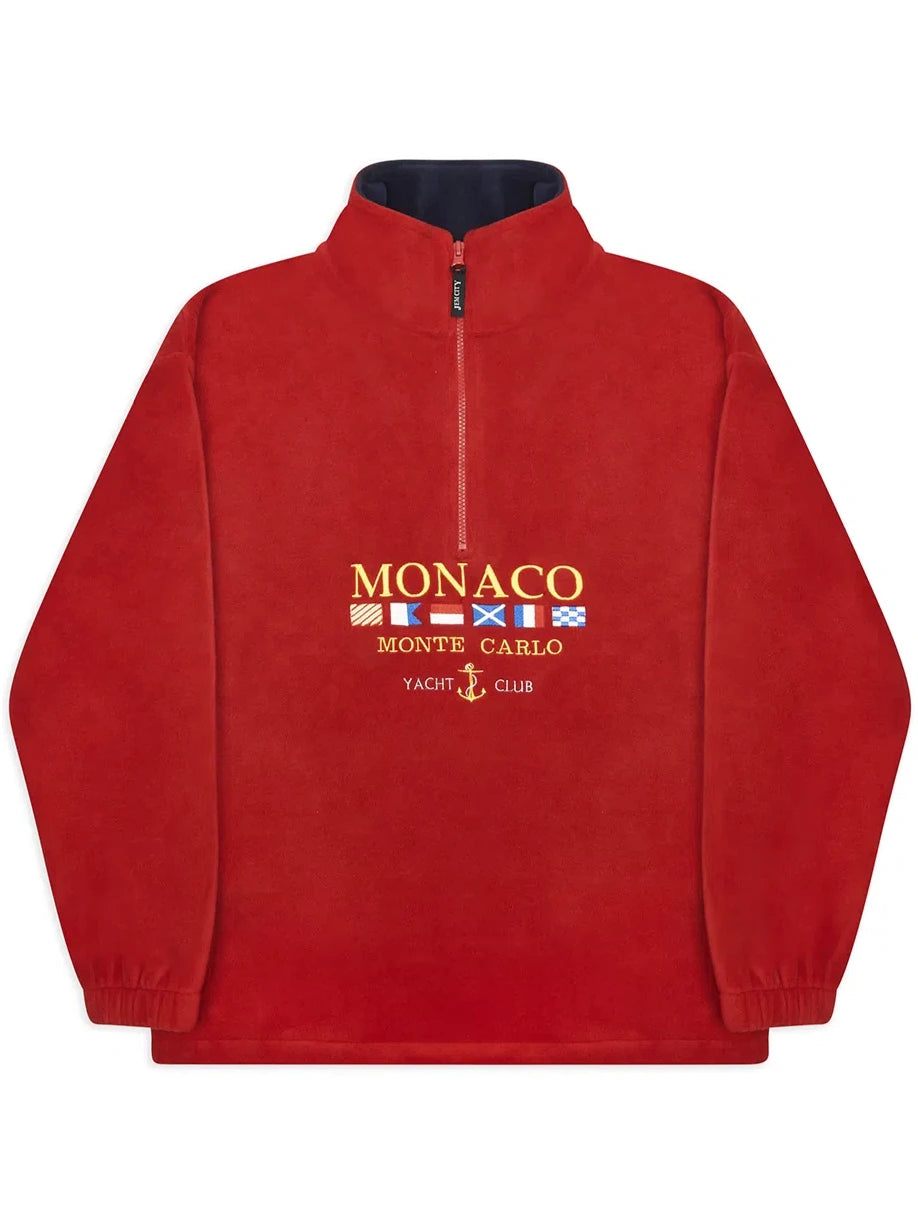 Monaco Vintage Fleece Red Jacket